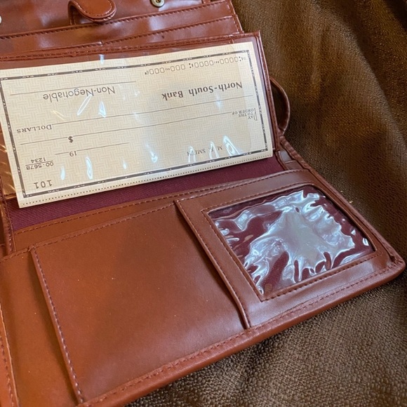 1970s 80s Vintage Etienne Aigner CANVAS & LEATHER Tardis Pockets HAND BAG PURSE - Picture 8 of 8